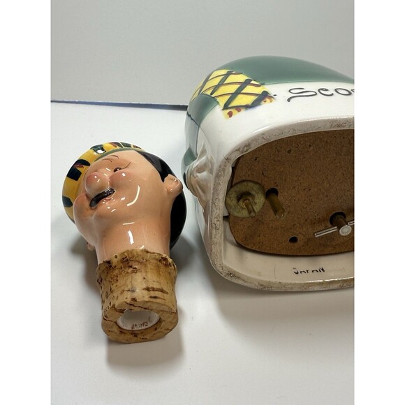 Vintage Ceramic Scotsman Scotch Musical Decanter - Picture 7 of 7